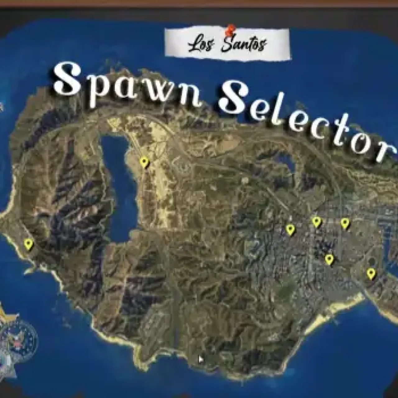 FiveM ESX map spawn selector with multiple player start locations