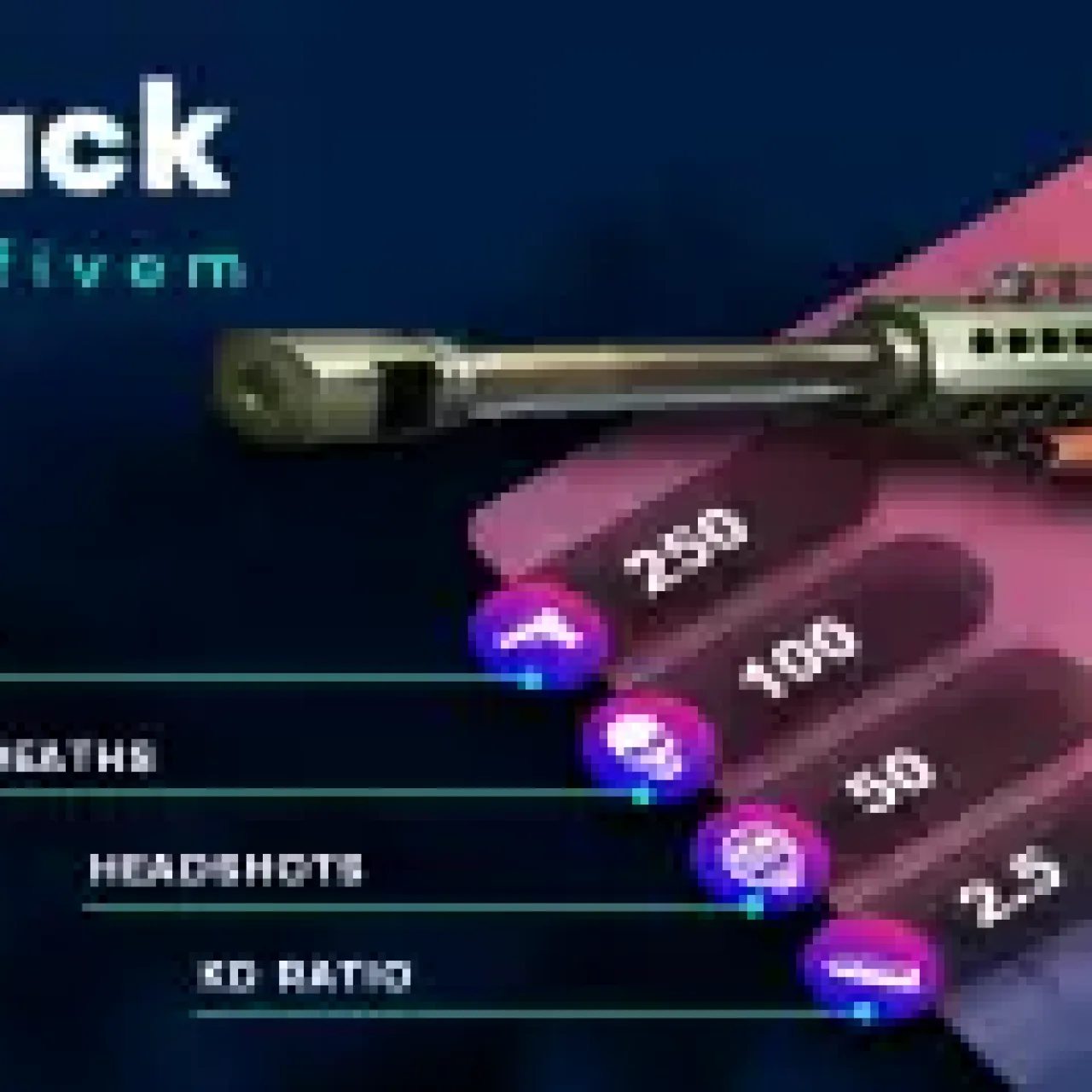 FiveM ESX Track Script for kill, death, headshot, and K/D ratio statistics