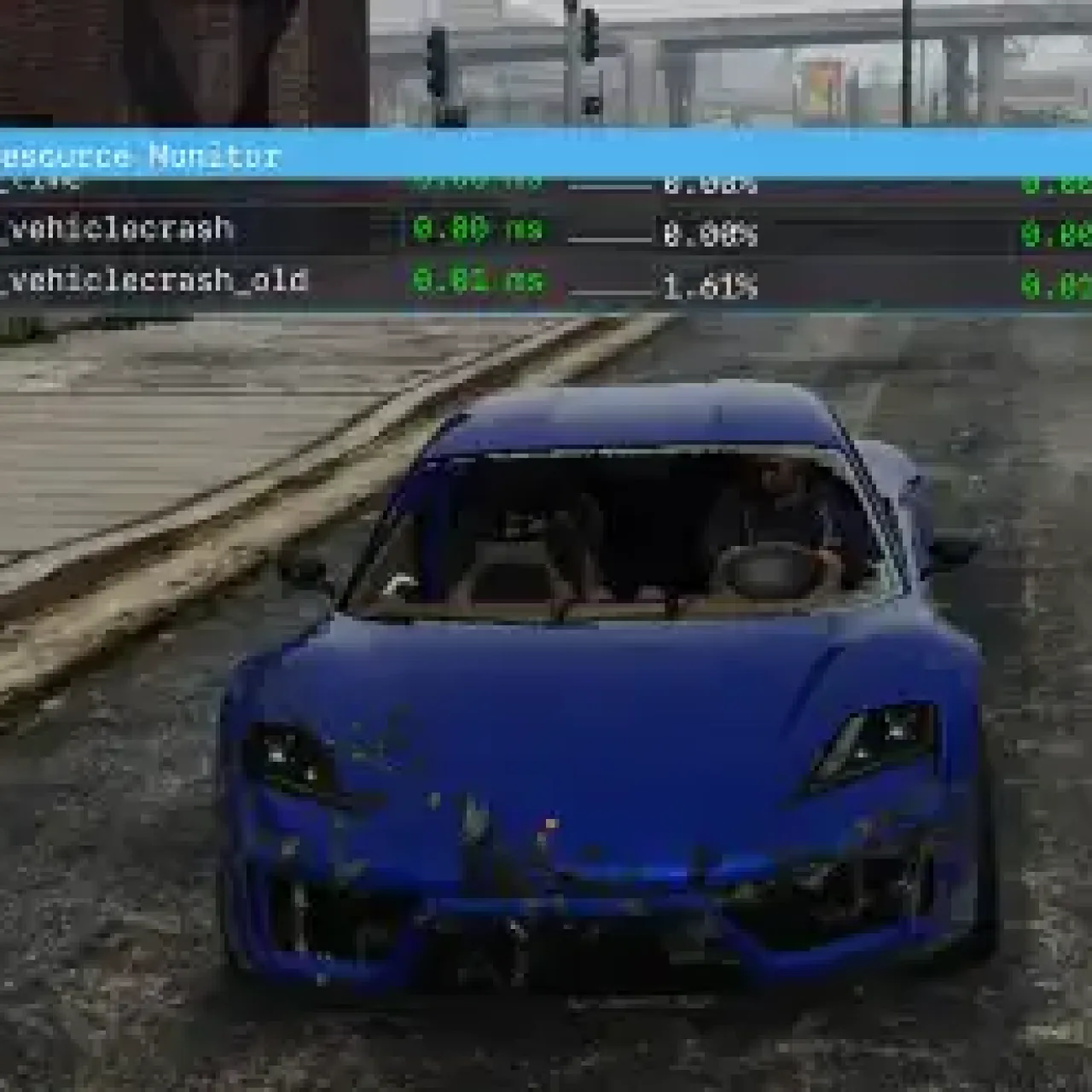 ESX Vehicle Crash Script – Vehicle Damage Tracking for FiveM