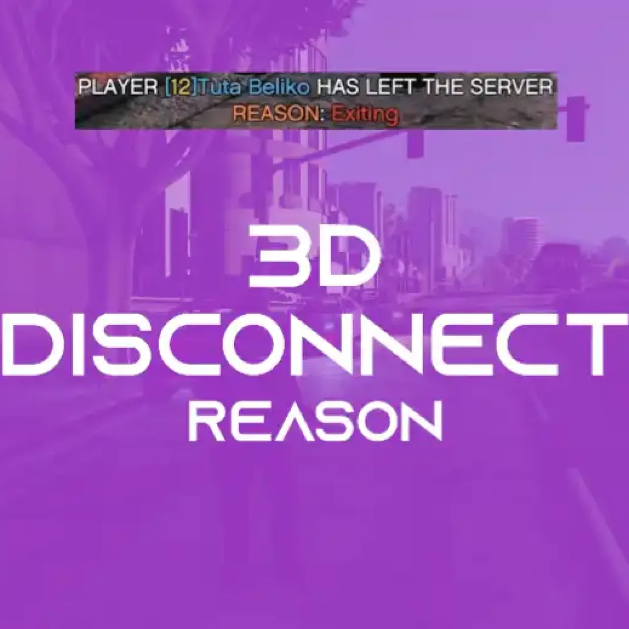 FiveM QBCore 3D Disconnect Reason – Player Exit Notification System