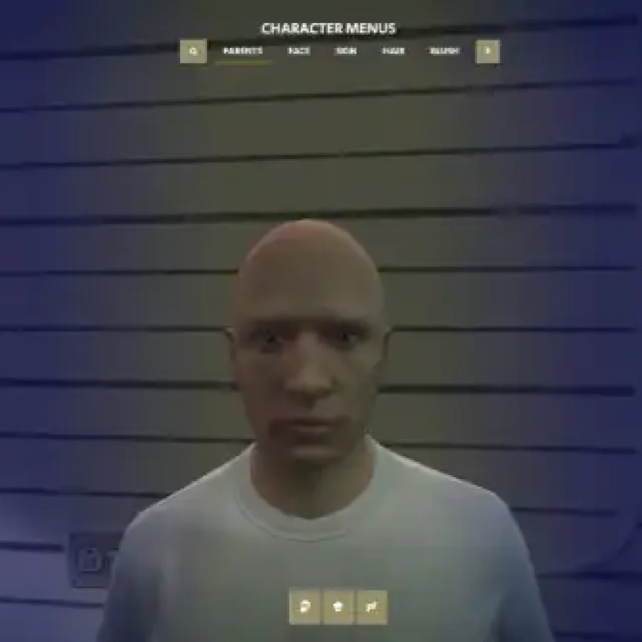FiveM character customization menu showcasing QBCore advanced clothing options with hair, beard, and eyebrow customization.