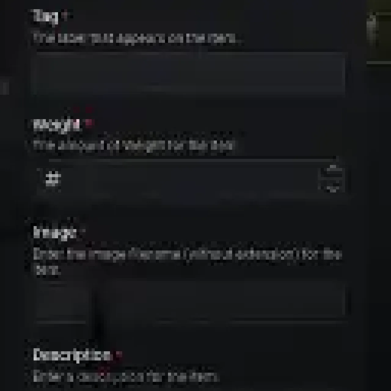 FiveM QBCore Advanced Item Creator UI for custom in-game items.