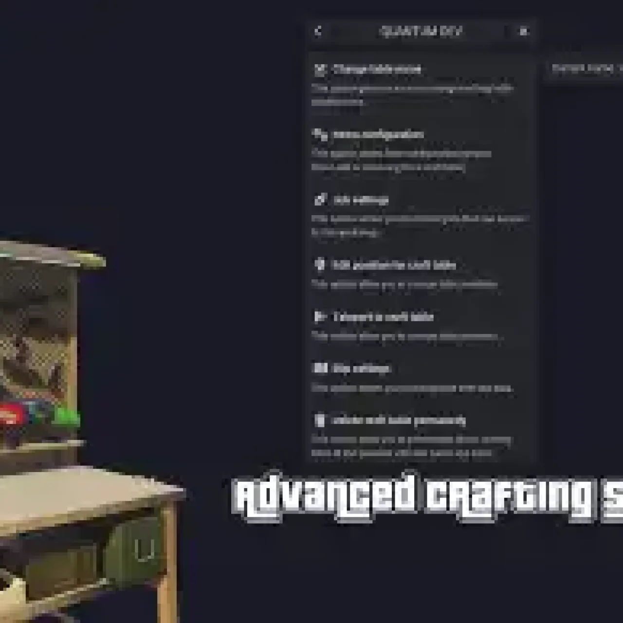 QBCore Advanced Crafting System – Custom Crafting for FiveM