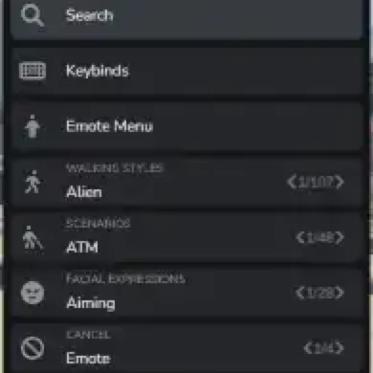 FiveM Qbcore Emote Menu Script for animations, walking styles, and expressions