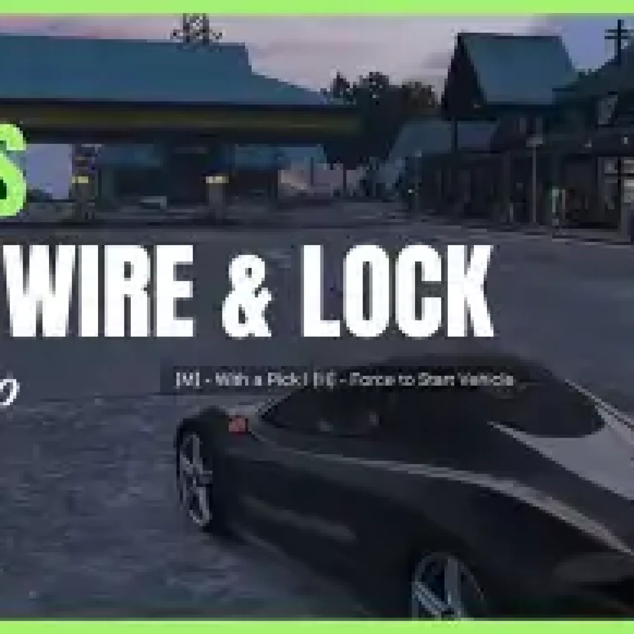 QBCore Hotwire & Lock System - FiveM Vehicle Security Script