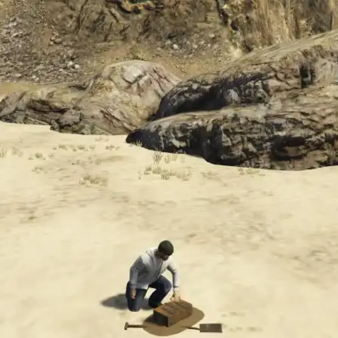 FiveM QBCore Treasure Hunt digging for hidden treasure
