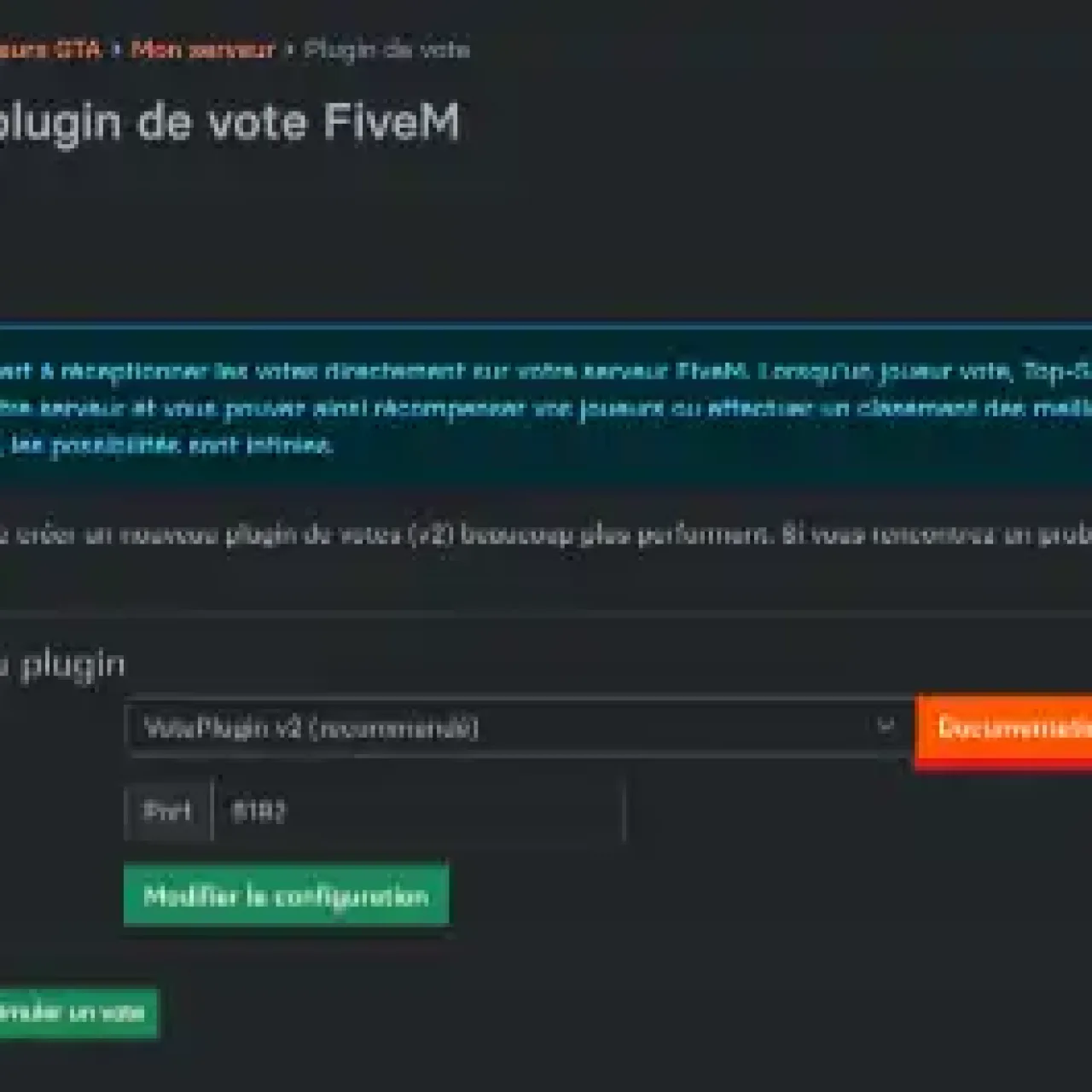 QBCore Vote Plugin for FiveM Server Ranking & Engagement