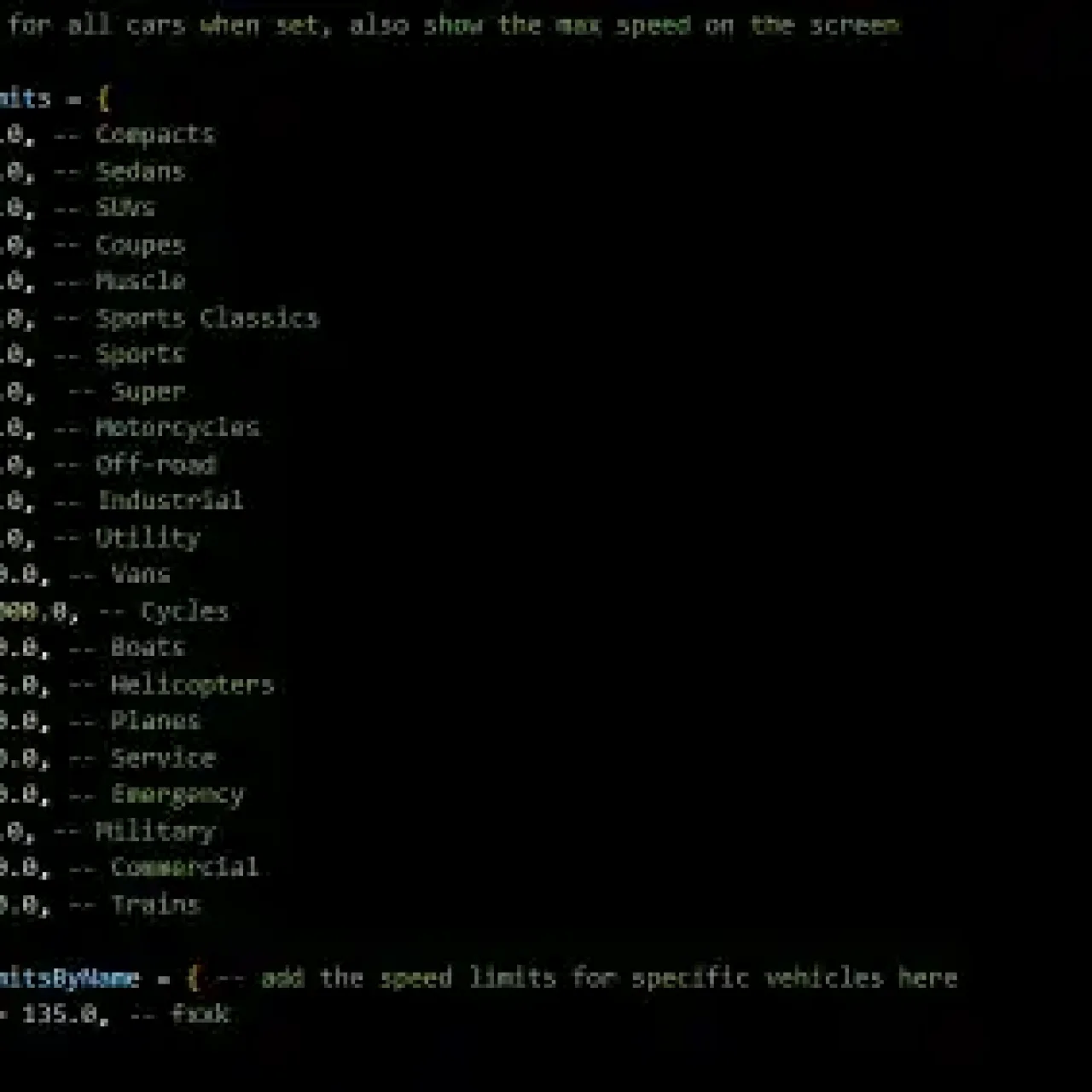 Qbcore Car Speed Limit Script – Custom Vehicle Speed Restrictions for FiveM Roleplay Servers.