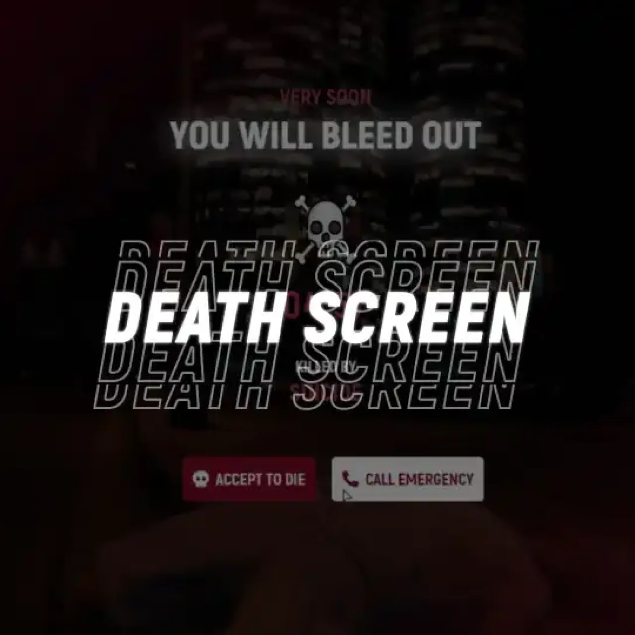 QBCore Death Screen – Realistic Death & Respawn UI for FiveM