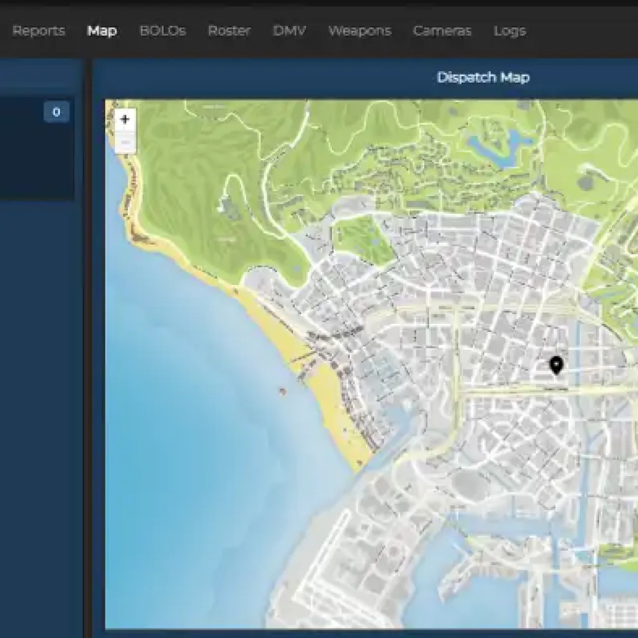 QBCore Dispatch Map Script – Real-Time Emergency Call Tracking for FiveM
