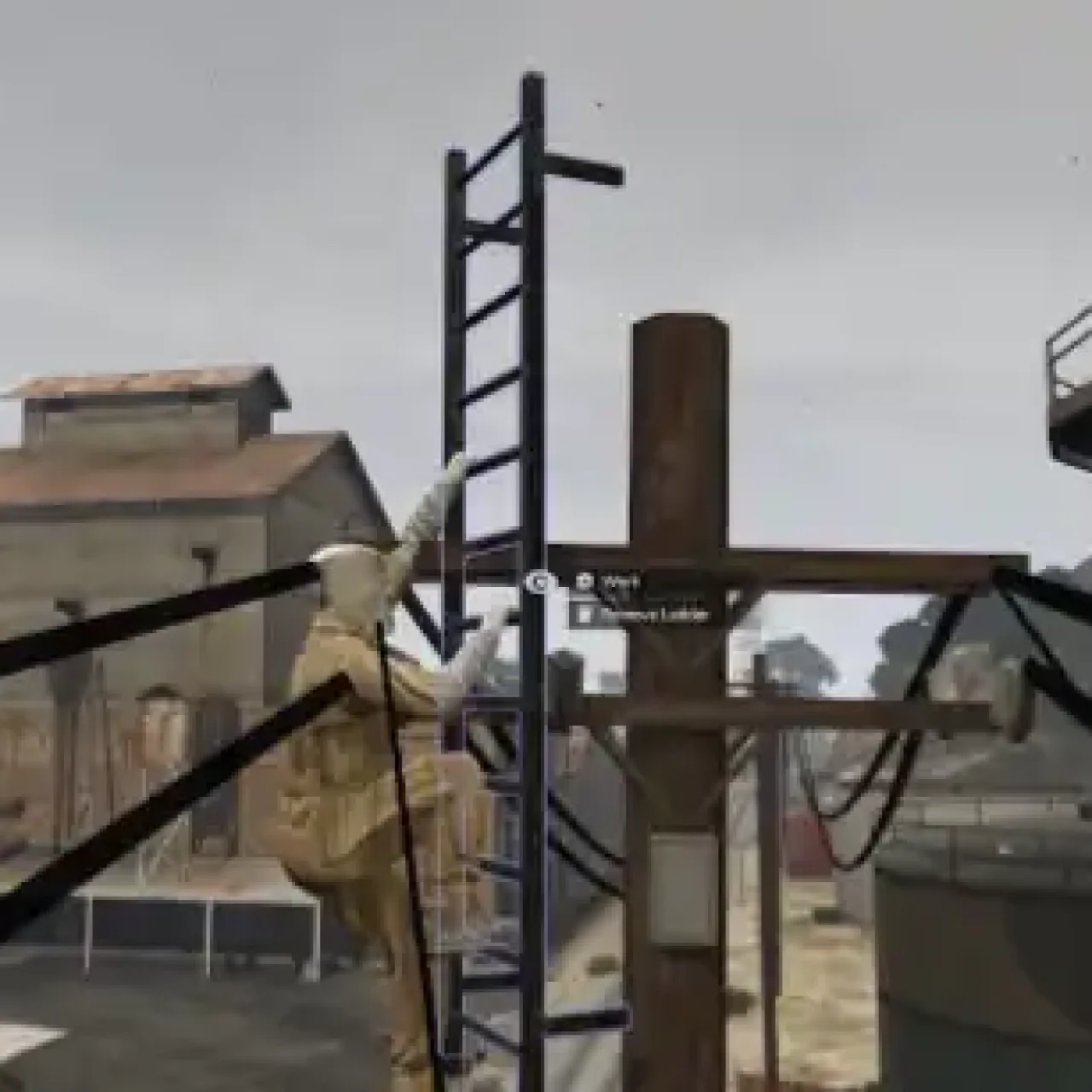 QBCore Interaction Script enabling ladder climbing in FiveM