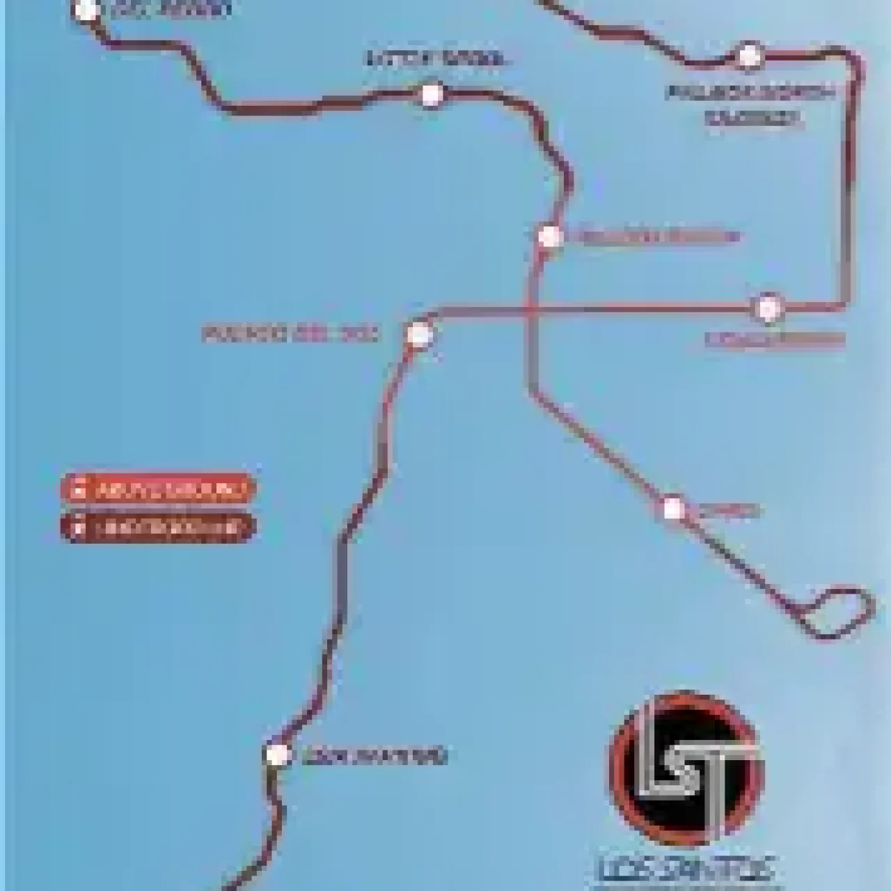QBCore Metro System map for FiveM public transportation roleplay.