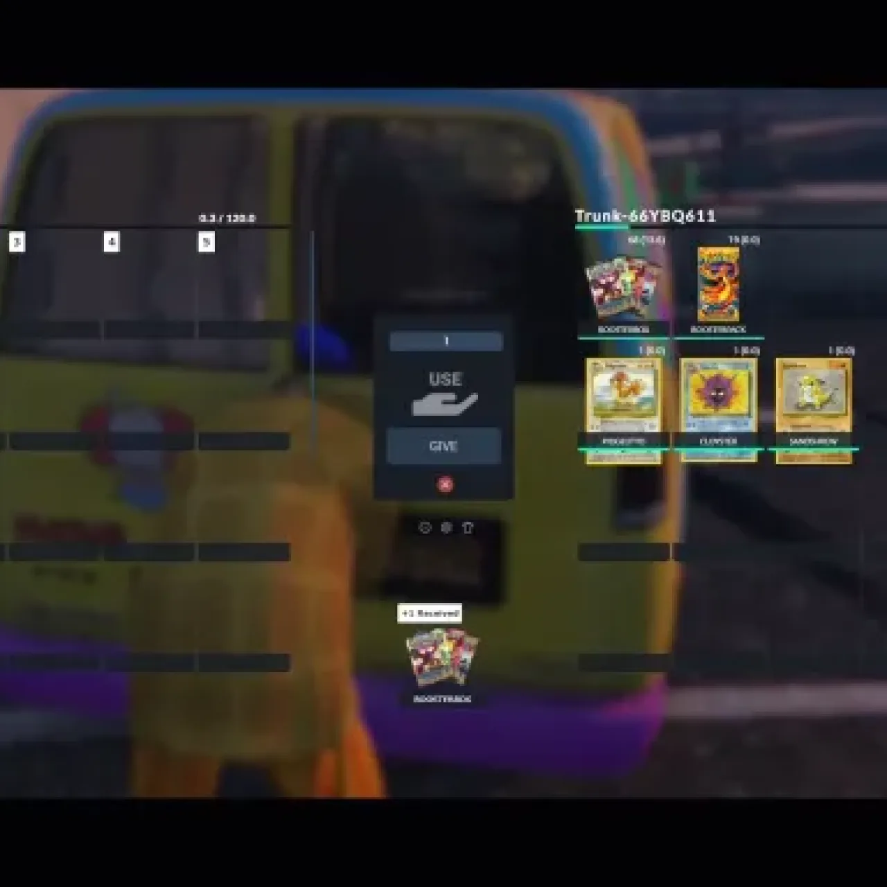 QBCore Pokemon Script interface showcasing dynamic gameplay integration.