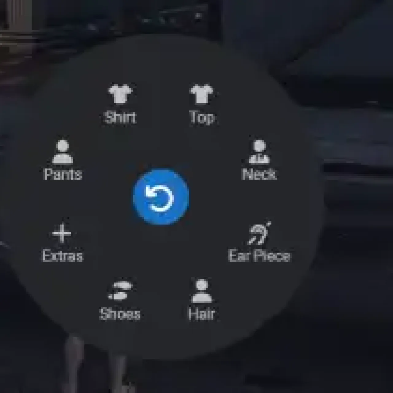 QBCore Radial Clothing Menu for FiveM, enabling quick outfit customization with an intuitive selection wheel