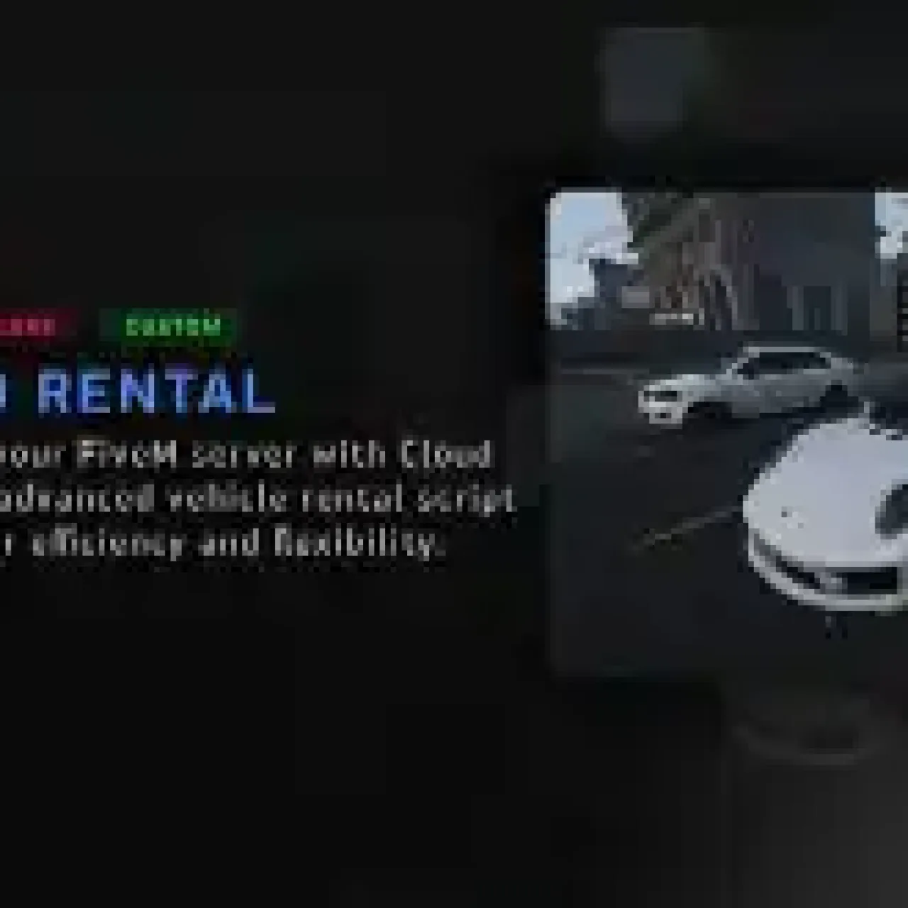 QBCore Cloud Rental – Advanced FiveM vehicle rental script with seamless automation